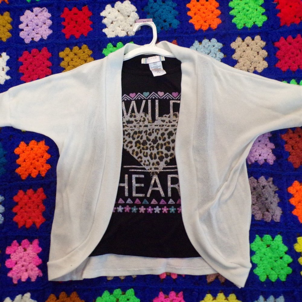 Piper Girl's Shirt and Cardigan One Piece